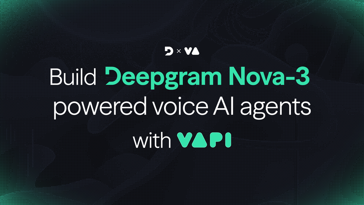 Deepgram Nova-3 released on Vapi